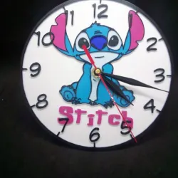 stitch wall clock