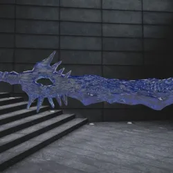 subzero ice sword for storm collectible marvel legeds and all 1/12 scale