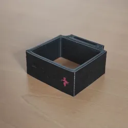 Support for the flashing unit
