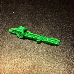 T-rex Keychain With Custom Message