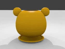 teddy bear pot - teddy bear pot