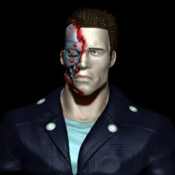 Terminator bust