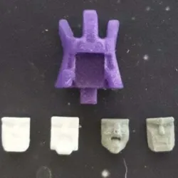 Transformers Titans Returns Galvatron Head and Face upgrade