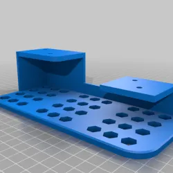 Underdesk tablet holder