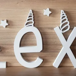 Unicorn Magic Letters