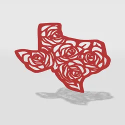 wall decor texas roses