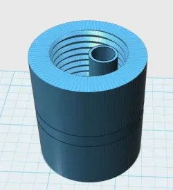 Water hour glass timer