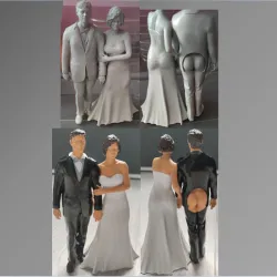 Wedding cake figurines