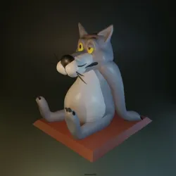 Well fed wolf