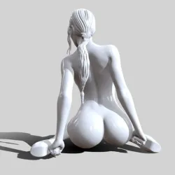Woman figure nude version