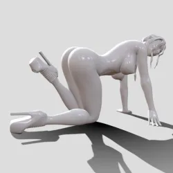 Woman figure nude version