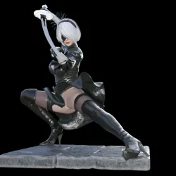 YoRHa No.2 Type B NieR Automata Digital STL Files for 3D Print