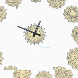 ZODIAC WALL CLOCK