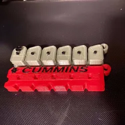 12 Valve Cummings Valve Cover Keychain