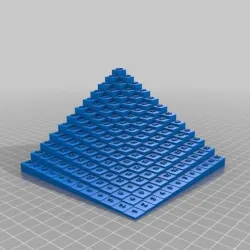12x12 Multiplication Table in 3D