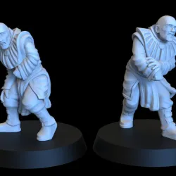 2 x Civilians for Fantasy & Sci-Fi