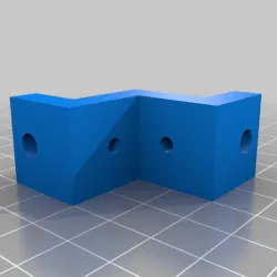 20mm square tube corner bracket
