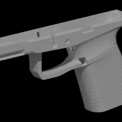 70's Pistol Style Airsoft WE tech G19 Gen3 Frame