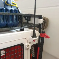 Aerial mount for 1:10 1:8 RC Crawlers, Adventurer scale models, also for 3DSets Landy and Ranger
