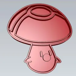 Amazing Pokemon Foongus Cookie Cutter Stamp Cake Decorating