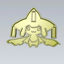 Amazing Pokemon Jirachi Cookie Cutter Stamp Cake Decorating