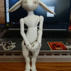 Anthro Rabbit Bjd