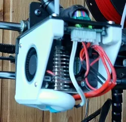 Anycubic Mega fan housing for radial fan, hotend side part