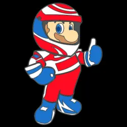 Badge mario pilote