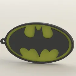 Batman Logo Keychain