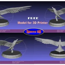 Bird With Pose by Space 3D