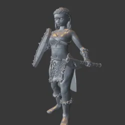 Celtic Female Viking Dwarf