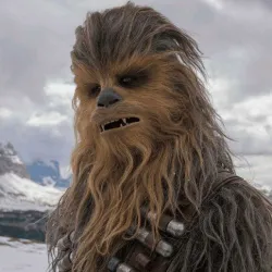 Chewbacca mask face shell with articulated jaw