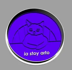 CUTTING CAT "IA STOY ARTO" (I'M SICK OF IT)