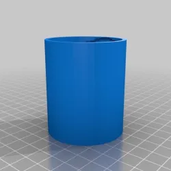 Cylindrical lithopane natale