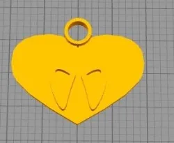 deadpool heart keychain