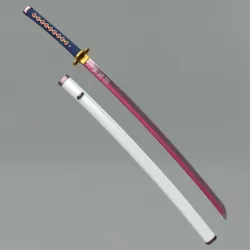 Demon Slayer Mitsuri Kanroji Sword Katana. Anime, manga, props, cosplay