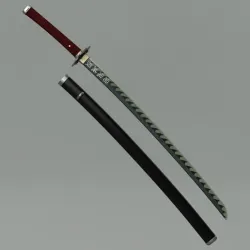Demon Slayer Sanemi Shinazugawa Sword Katana. Anime, manga, props, cosplay