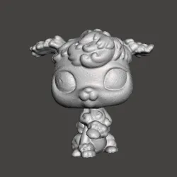 DOG POODLE TOY FIGURES .STL .OBJ