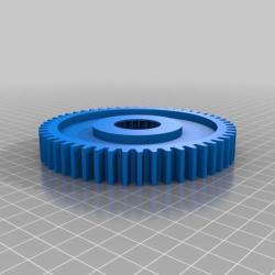 Fellowes H6C plastic drive gear assembly cross-section diagram