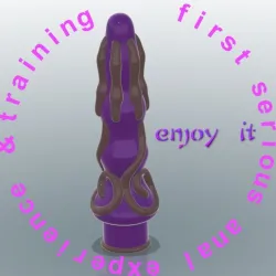 first serious experience female male girls boys anal plug Anus Expander Anally solo play v-333 3d print cnc
