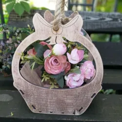 Flowers Basket Box cnc - laser cut