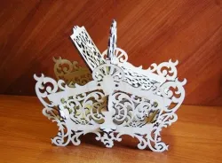 Flowers Basket Box cnc - laser cut