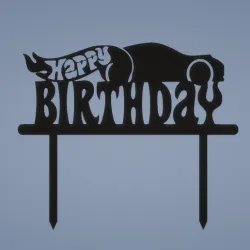 HAPPY BIRTHDAY CARS TOPPER
