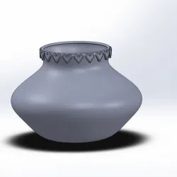 Heart Vase Blob