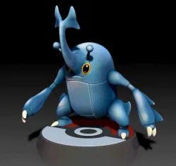 Heracross - FAN ART - POKÉMON FIGURINE - 3D PRINT MODELHeracross