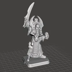 HeroQuest - Wizards of Morcar - Necromancer Fanrax (Repaired)