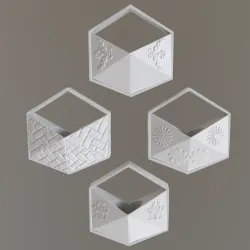 Hexagonal vase - vaso hexagonal