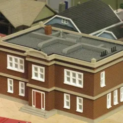 HO Scale School Building