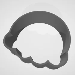 Ice Cream Blob / Scoop of Ice Cream Cookie Cutter