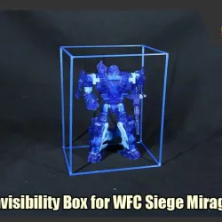 Invisibility Box for Transformers WFC Siege Mirage